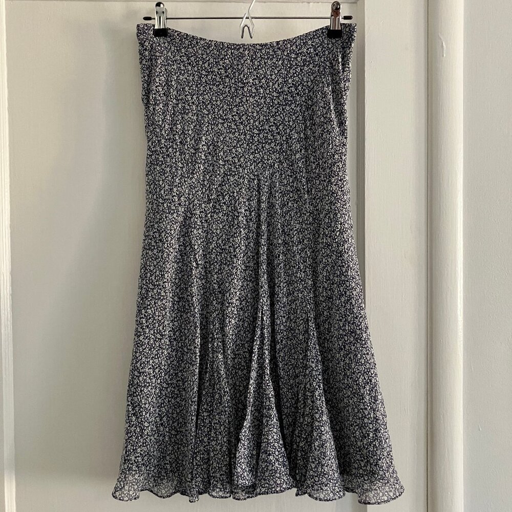 Lauren Ralph Lauren Women’s SIlk Floral Midi Skirt